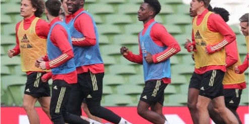  国际友谊赛，法国队主场轻取比利时