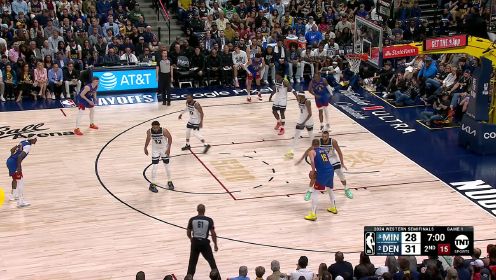  NBA季后赛首轮，掘金淘汰森林狼